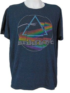 Pink Floyd Dark Side of the Moon Tee Shirt Mens 3XL Graphic Prism Band Tee